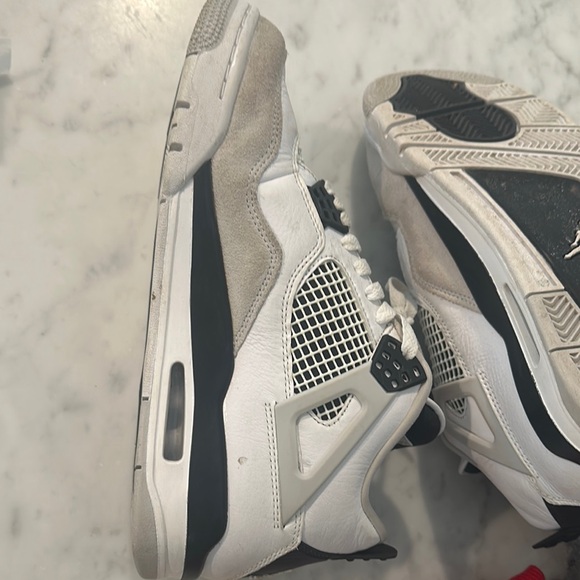Nike Air Jordan Retro 4 “Military Black” Sz 8.5 main image 6